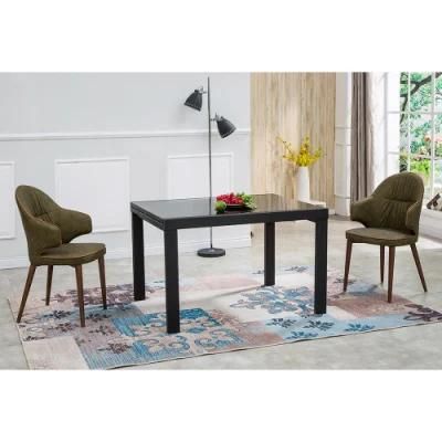 Customized Restaurant Tempered Glass Dining Table