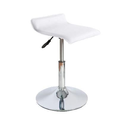 Modern Stools Can Lift White Leather Soft Bag Comfortable Bar Chair