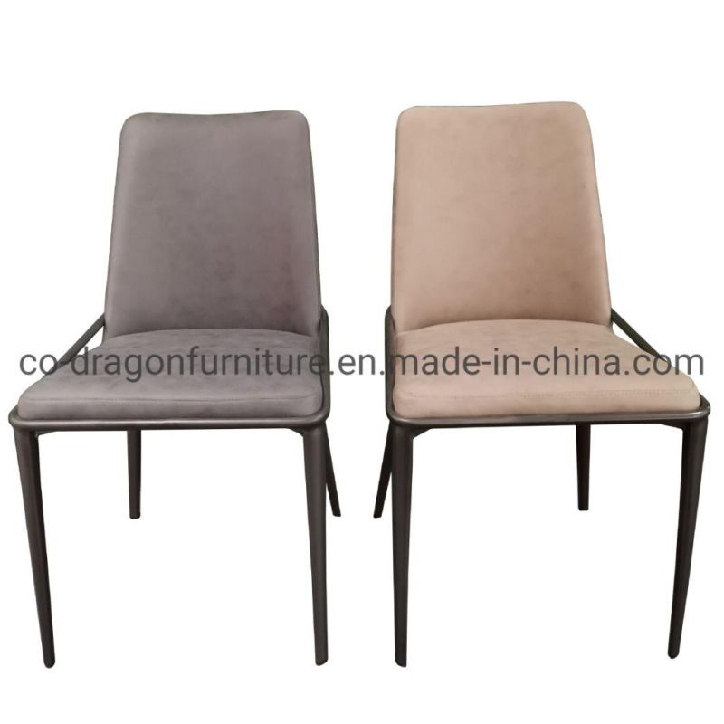 Wholesale Market New Design Steel Dining Chair Furniture with Leather