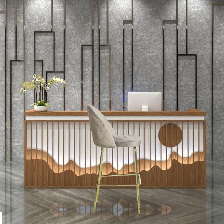 Design Industrial Bar Comfortable Velvet Bar Chair