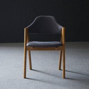 Green Fabric Dining Chair with Wooden Frame (C720)