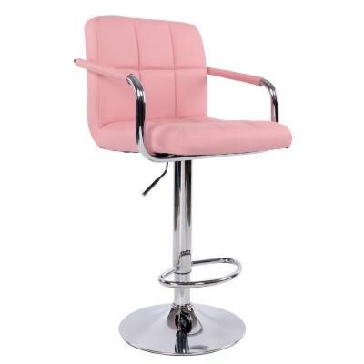 2021 Luxury Elastic Covers for Armchair Commercial Store Front Desk High Chair Pink Armchair