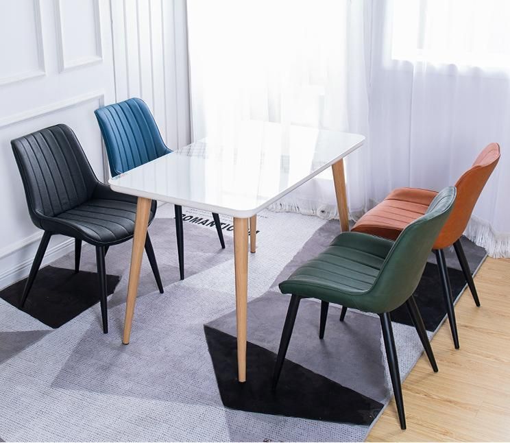 Factory Wholesale Antique Chair Banquet Hotel Room Furniture Leather Seats Armless Chair for Dining