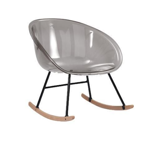 Light Weight Outdoor Patio Reclining Rocker Chair Plastic Garden Rocking Chair