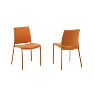 PU Metal Upholstered Chair Restaurant Furniture Factory