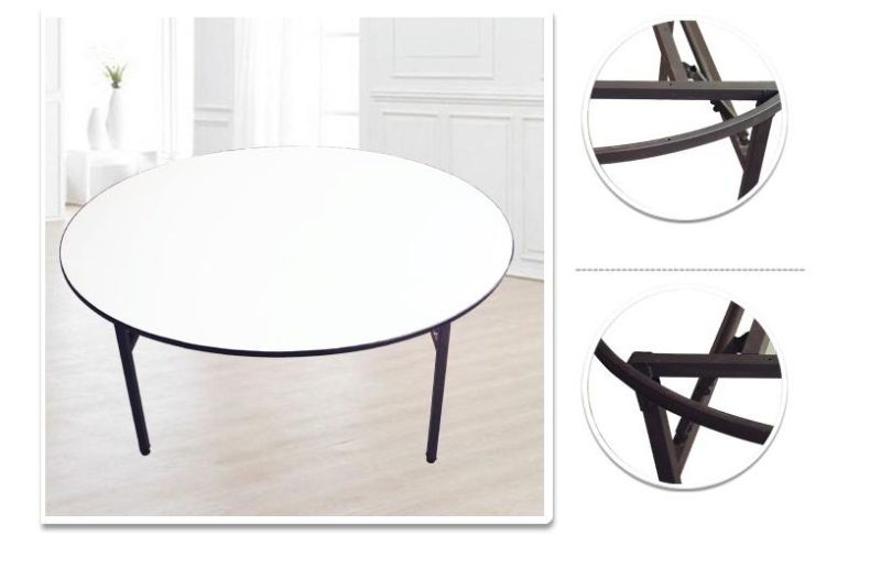 Best Selling Metal Indoor Dining Furniture Training Meeting Folding Table