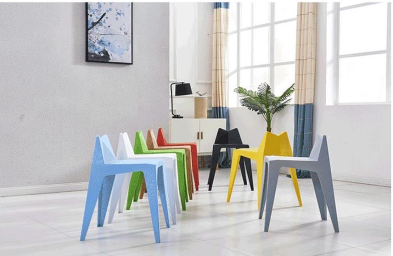 Stackable Dining Room Furniture Comfortable Leisure Plastic Chair for Sale