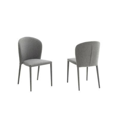 Classic Wholesale Hot Selling Metal Coverd Fabric Dining Chair