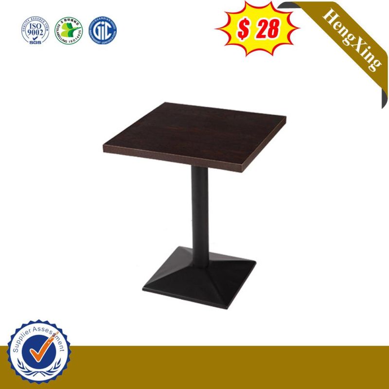 Black Steel Aluminum Long Customized Coffee Dining Table