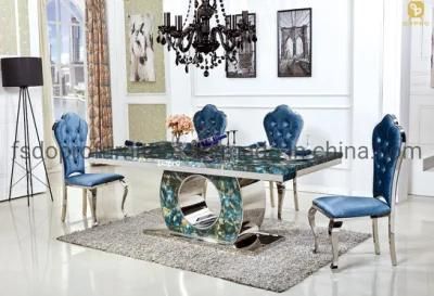 Middle East Style New Model Marble Top Dining Table-D16