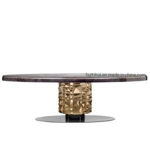 Stainless Steel Dining Table Wood Top
