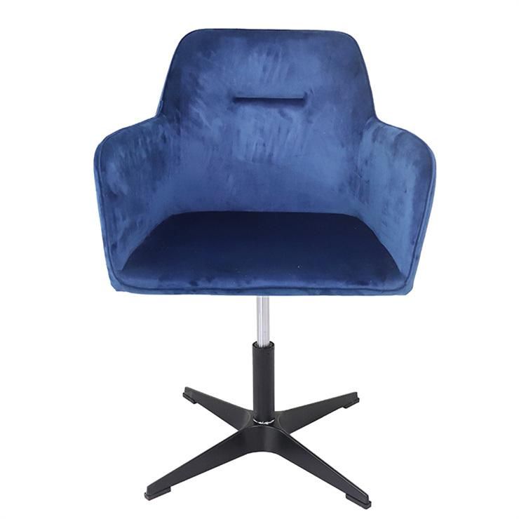 Wholesale Nordic Modern Deluxe Velvet Lift Swivel Bar Chair