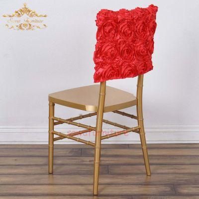 Elastic Flower Wedding Chair Cover Sashes Party Banquet Decoration