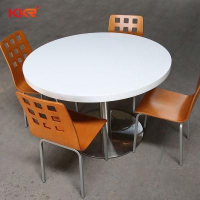 Artificial Stone Acrylic Solid Surface Corian Restaurant Dining Tables