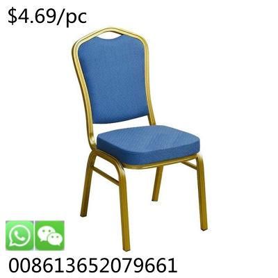 Modern Best Design Hotel Hall Indoor Dining Metal Banquet Chairs