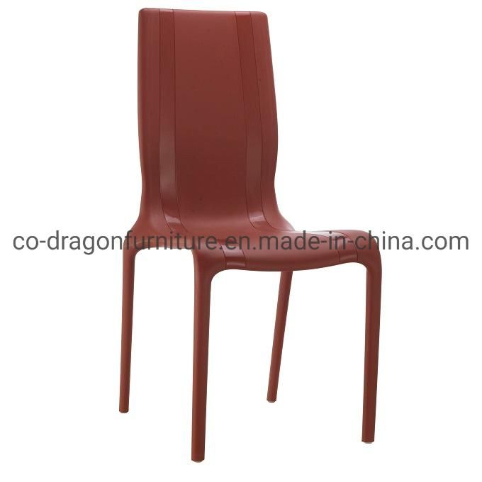 Modern Wholesale High Back Plastic Dining Chair for Dining Furniture