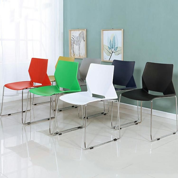 2022 Fashionable Office Furniture Green PP Plastic Chair