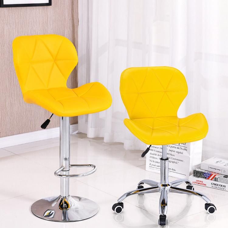 Computer Study Desk Backrest Stool Leather Swivel Chair Accent