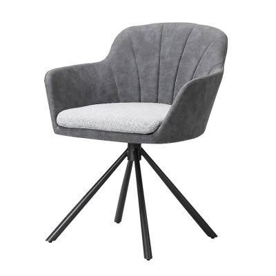 Excellent Quality Revolving Armchair Velvet Dining Chairs Living Room Furniture