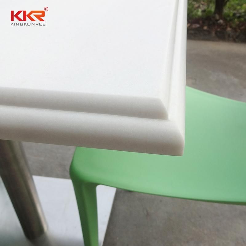Home Furniture Tables Dining Furniture Marble Acrylic Solid Surface Sone Table Top Dinner Table