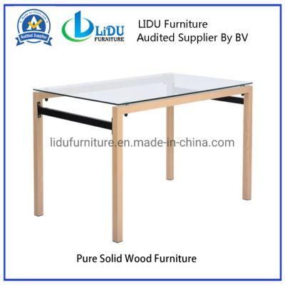 Wooden Furniture Dining Table Set Tempered Glass Dining Table Best Price Glass Dining Room Set