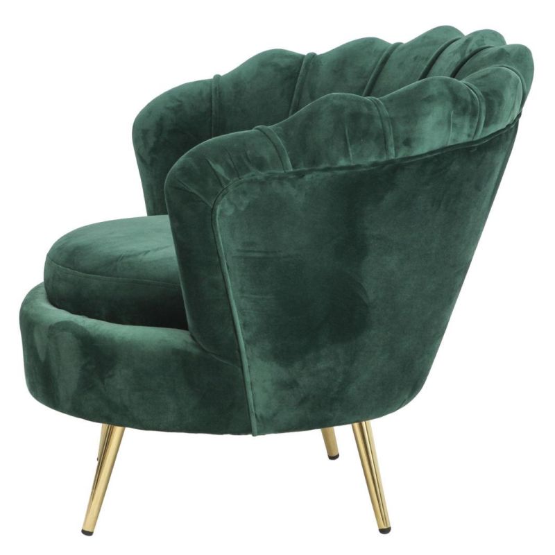 Upholstered Accent Design Modern Velvet Dining Chair