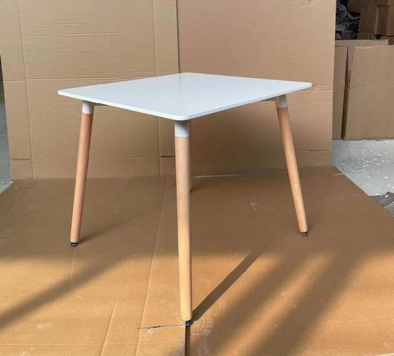 New Design MDF Modern Dining Room Set Dining Room Furniture Square Dining Table