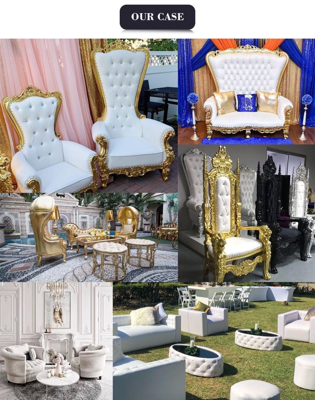 Double Seat 2020 Hot Sale Throne Chair for Wedding Event and Banquet