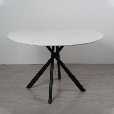 Nordic Modern Dining Room Furniture Metal Dining Table