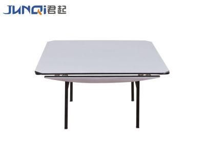 New Design Dining PVC Round Plywood Table for Wholesale