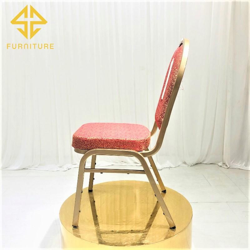 Hot Sale Elegant Wedding Furniture Stainless Steel Hotel Chair