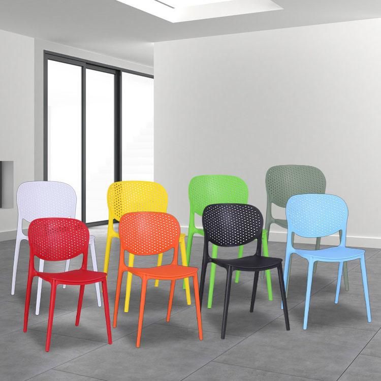 Luxury Design Restaurant Modern Red Environmentally Friendly Plastic Maya Dining Chair
