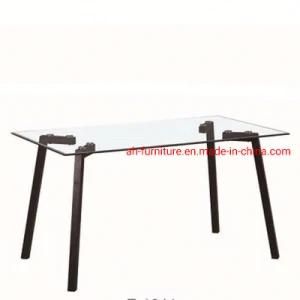 Modern Dining Room Furniture Tempered Glass Dining Table
