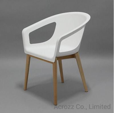 Modern Design Plastic Interior Design Furniture Wood Tommy Chair