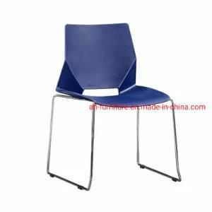 PP Seat Plastic Chair Chormed Legs