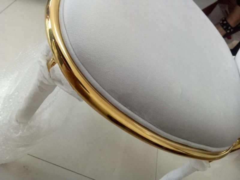 Modern Luxury Home Chairs Velvet Gold Steel Cover Dining Chair for Dining Room Hotel Restaurant