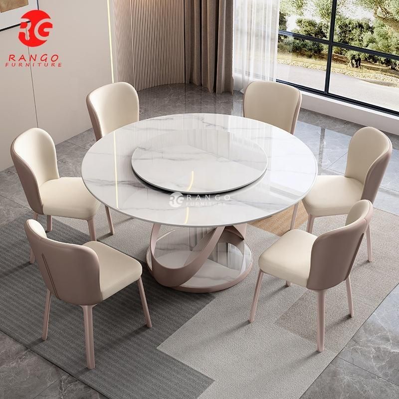 Dining Furniture Round Wholesale Commercial Luxury Dining Table Sets with Dining Office Restaurant Chair