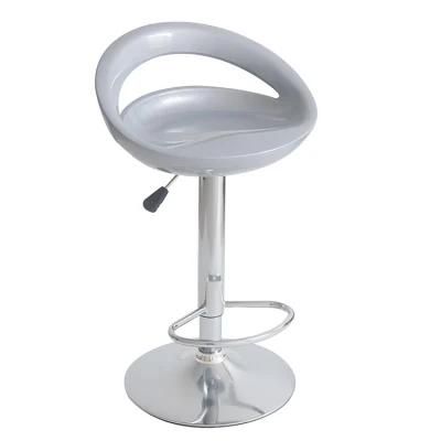 2021 Hot Sell Bar Furniture PP Stool Chairs Modern Restaurant European Cherner Bar Stool with Back