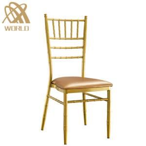 Stackable Aluminium Chiavari Chair with Cushion