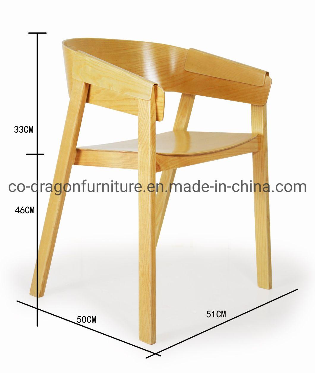 Modern Dining Furniture Solid Wood Chairs Dining Chair with Arm