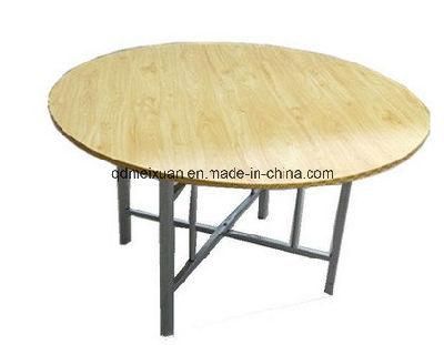 Snack Restaurants Selling Round Table Folding Big Round Table Dinner Table (M-X3438)