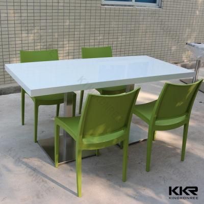 Kkr Solid Surface Scratch Resistance Engineered Stone Quartz Table Top