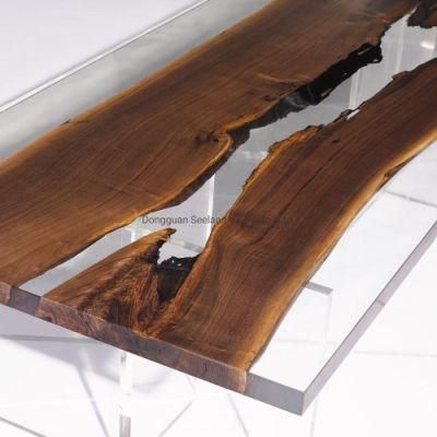 Live Edge Book Match Table Top /Walnut Butcher Block Top /Custom Size Epoxy Resin River Table/ Natural Wood Table
