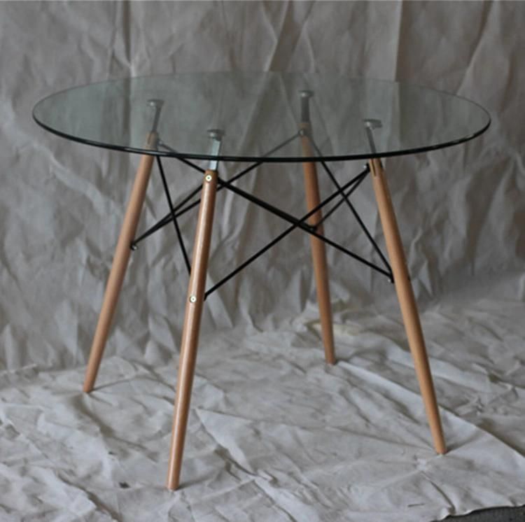 Tempered Glass High Quality Fashion New Design Dining Table