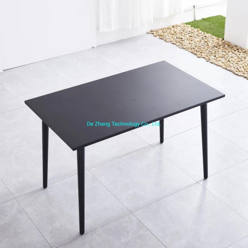 Party Furniture Modern Cafe Tables Metal Retangle Coffee Table Restaurant Furniture Design Metal Restaurant Table Diner Furniture