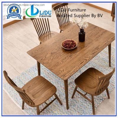 Solid Wood Rectangle Dining Table Designs in Wood Anderson Solid Wood