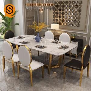 2019 Fashion Design Quartz Restaurant Table Dinner Table for Home