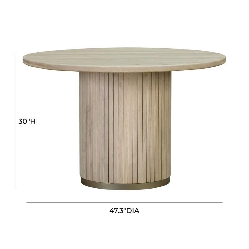 Wholesale Custom Made Hot Sale Rectangelar/ Round Solid Rectangle Square Wood Dining Room Furniture 100% Natural Wood Dining Table for Home Furniture