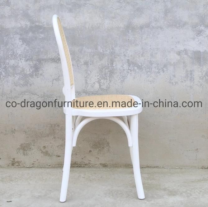 Wholesale Steel Banquet Chair with Rattan Wick for Dining Furniture