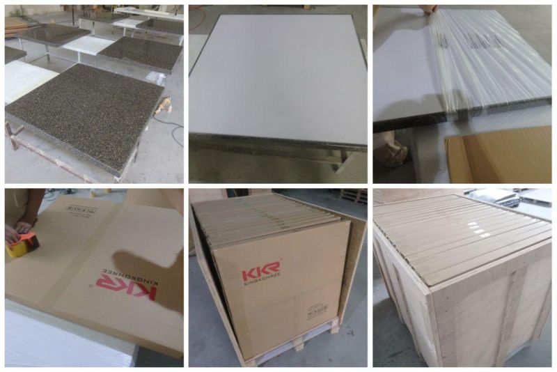 Hotel Furniture Artificial Stone Solid Surface Dining Table